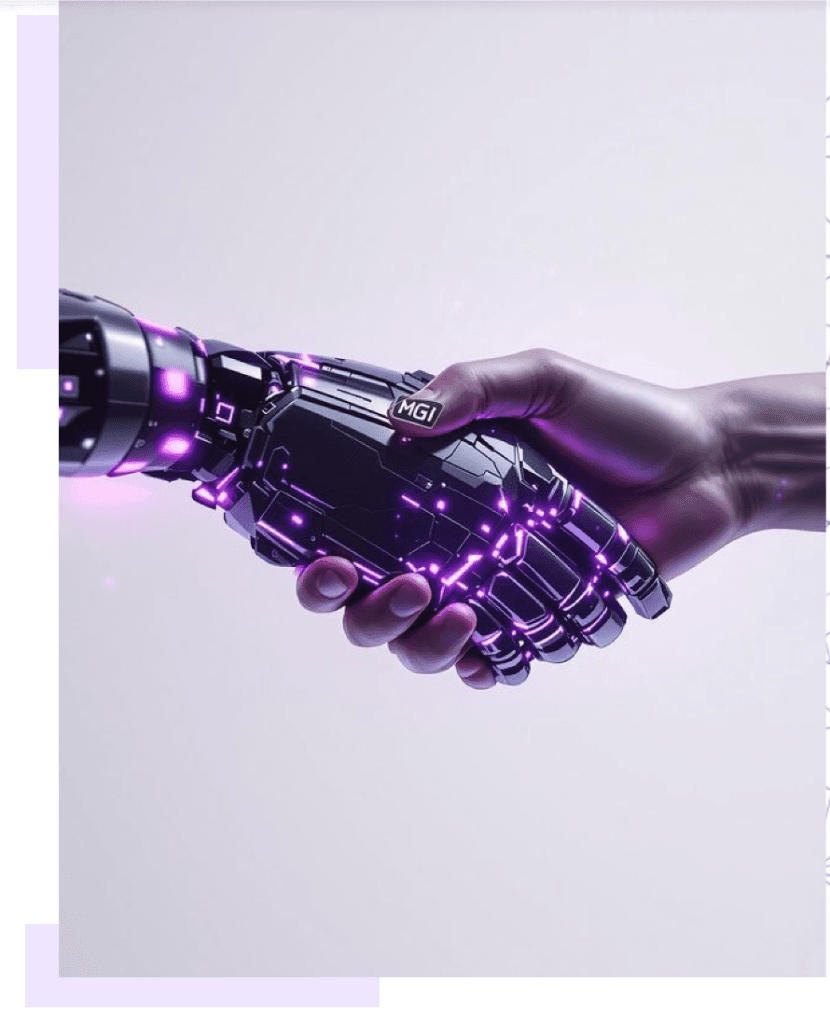 Human and AI partnership